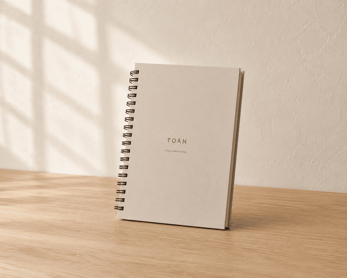 Sand TOAN planner — A soft, light neutral with a quiet presence.