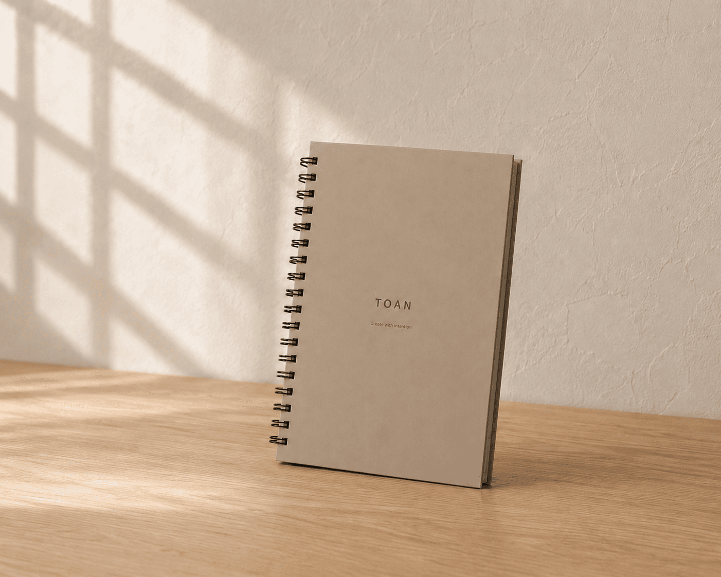 Warm Stone TOAN planner — A grounded, warm neutral inspired by river stone.